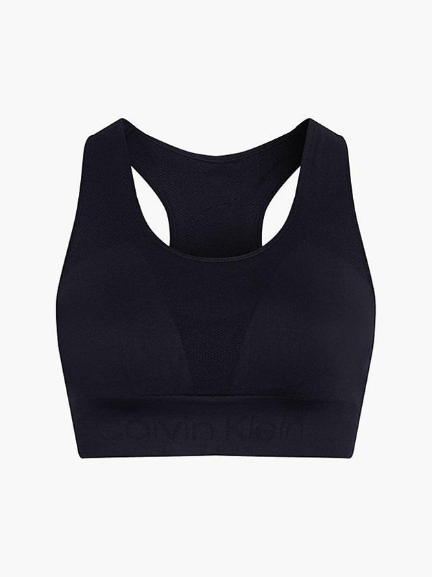 Calvin Klein USA Medium Impact Sports Womens Bra Black 7893451-XS